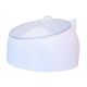 thumbnail image 5 of Baño de arena para hámster, inodoro, fácil de limpiar, accesorios para jaula, bañera antipolvo Blanco, 5 of 9