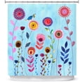 thumbnail image 1 of Shower Curtains 70" x 93" from DiaNoche Designs by Sascalia - Happy Morning, 1 of 1