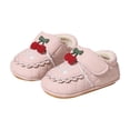 thumbnail image 2 of Winter Baby You Heart Embroidered Towel Shoes With Thickened And Warm Short Boots For Infants And Toddlers - Soft Bottom zapatos niños, 2 of 6