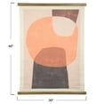 thumbnail image 2 of Creative Co-Op Canvas Scroll Abstract Wall Decor, 2 of 4