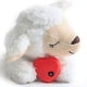 thumbnail image 1 of Juguete de peluche para perros, juguete para cachorros con latido del corazón, ayuda para el comportamiento, juguete cálido para mascotas, forma de oveja, 1 of 5