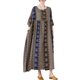 thumbnail image 1 of Vestido suelto de mujer con bolsillos Impreso Vintage Casual Holiday Beach Dress Romacci Vestido, 1 of 7