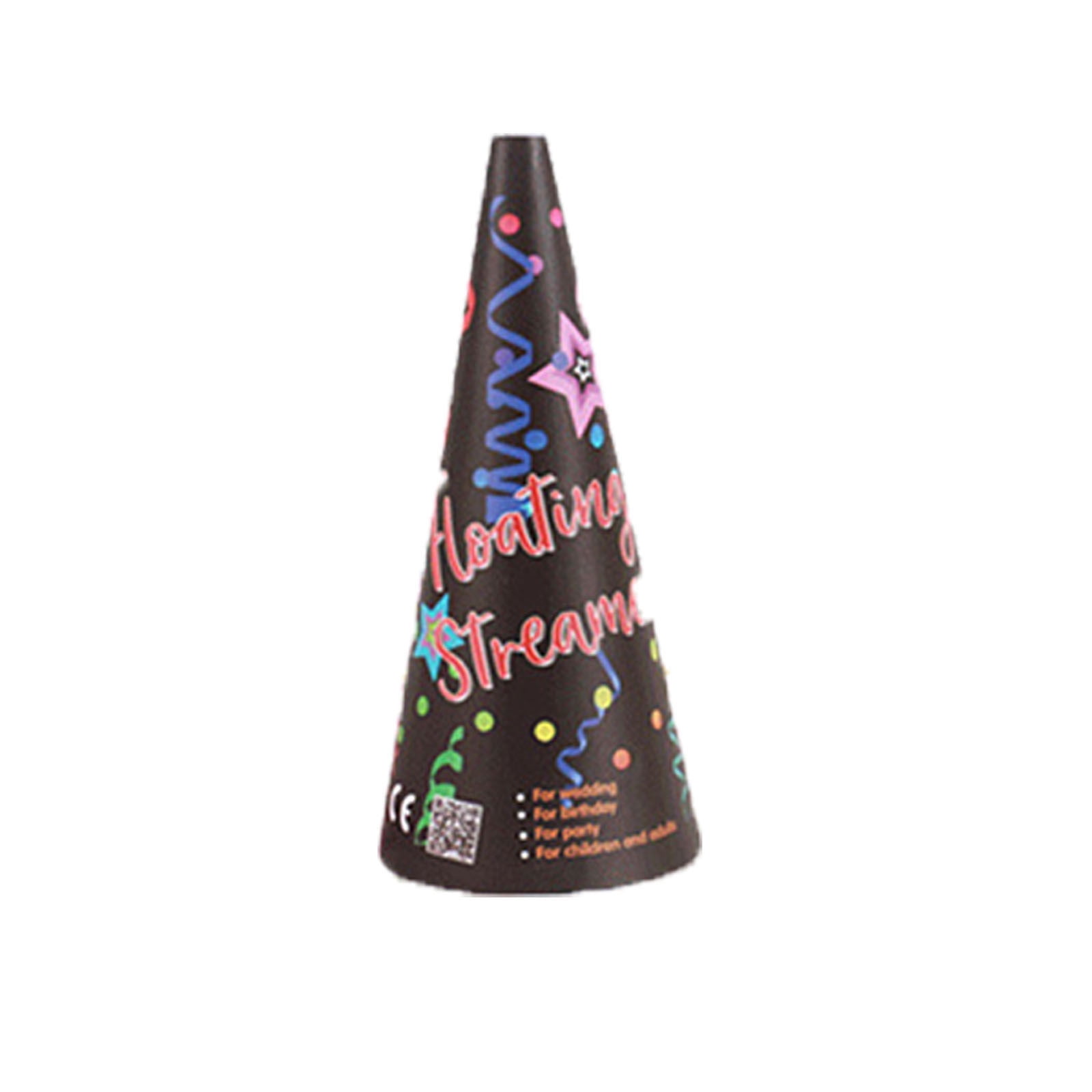 Colorful Throw Streamers, Party Poppers for Birthdays, Weddings