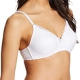 thumbnail image 2 of Women's Maidenform 9456 Comfort Devotion Wirefree with Lift T-Shirt Bra (White Lace/Stone Combo 34D), 2 of 4