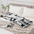 thumbnail image 6 of Modern Geometric Black Body Pillow Cover 20 x 60 Inch Decorative Pillow Cover Abstract Minimalist Artwork Lines Lumbar Pillowcase Seasonal Rectangle Cushion Case for Couch Sofa Bed Living Room, 6 of 9