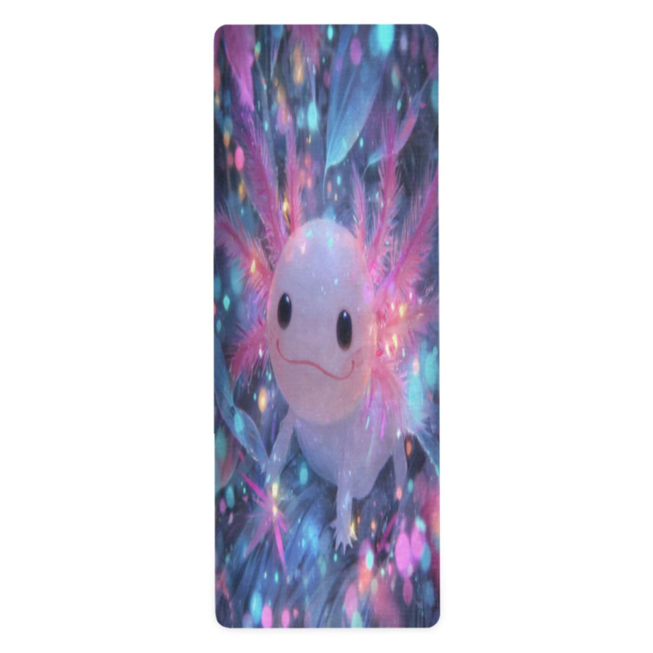 BZSMCE Yoga Mat Women Fitness Mat Axolotl in Sparkle Pattern
