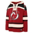 thumbnail image 2 of Men's '47 Red New Jersey Devils  Big & Tall Superior Lacer Fleece Pullover Hoodie, 2 of 3