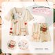 thumbnail image 1 of Conjunto de pijama con estampado de dibujos animados para niños y adultos, camisa de manga corta con lazo, Camiseta con estampado de My Melody Kuromi, ropa de verano para el hogar qiuyongming unisex, 1 of 2