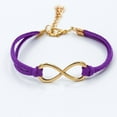 thumbnail image 1 of facefd Bracelet en Cuir Symbole Infini Tendance pour Femmes Bracelet Multicouche, 1 of 1