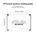 thumbnail image 2 of Tablero de corte PP al aire libre Mini Picnic Picnic Herramienta de picnic 1 PC, 2 of 6