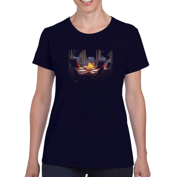 Solar Energy Meal T-Shirt Women -Ali Rastroo Designs, Female 3X-Large