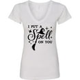 thumbnail image 3 of Inktastic I Put a Spell on You Halloween Magic Women's V-Neck T-Shirt, 3 of 5