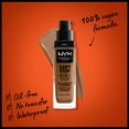 thumbnail image 2 of NYX Professional Makeup Can't Stop Won't Stop 24hr Full Coverage Liquid Foundation, Matte Finish, Waterproof, Mahogany, 2 of 9