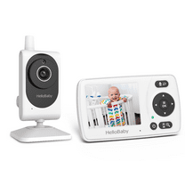 HelloBaby Baby Monitor-HB2530 with Camera and Audio, 1000ft Long Range Video Baby Monitor - No WiFi, IR Night Vision, Lullaby, VOX Mode 2.4" LCD, Security Camera