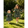 thumbnail image 3 of Happy Town Toddler Baby Girls Dress Floral Ruffled Dress Girls Casual Fall Winter Clothes, 3 of 8