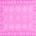 thumbnail image 1 of Ahgly Company Indoor Square Oriental Pink Modern Area Rugs, 6' Square, 1 of 4