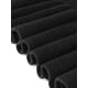 thumbnail image 5 of Vestido de mujer INSPIRE CHIC de punto acanalado, sin mangas, ajustado, con volantes en el dobladillo, mini vestido, color negro, 5 of 6