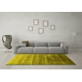 thumbnail image 3 of Ahgly Company Machine Washable Indoor Rectangle Persian Yellow Bohemian Area Rugs, 3' x 5', 3 of 4