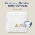 thumbnail image 3 of Ourmed Life 120Ct Face Cotton Rounds Pads Large Makeup Remover Pads Cosmetic Cotton Squares Soft Lint-Free 3''x3'', 3 of 7
