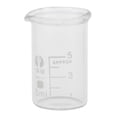 thumbnail image 1 of Low Shape Glass Measuring Cup Chemistry Beaker Glassware, 1 of 8
