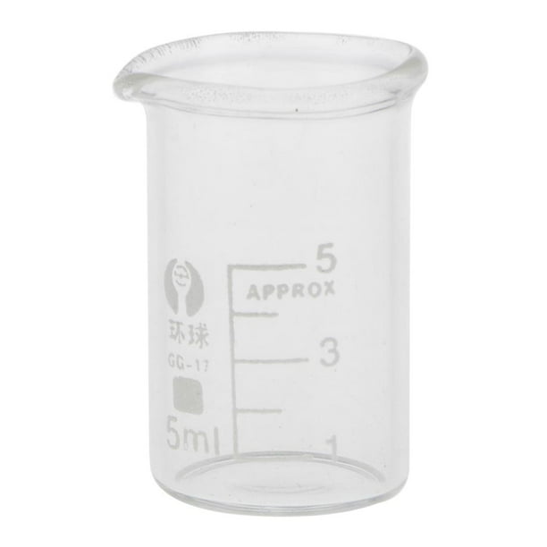 Vaso graduado de vidrio,Vaso medidor,vaso de precipitados de laboratorio,Cubilete,Vaso de precipitados de laboratorio de química