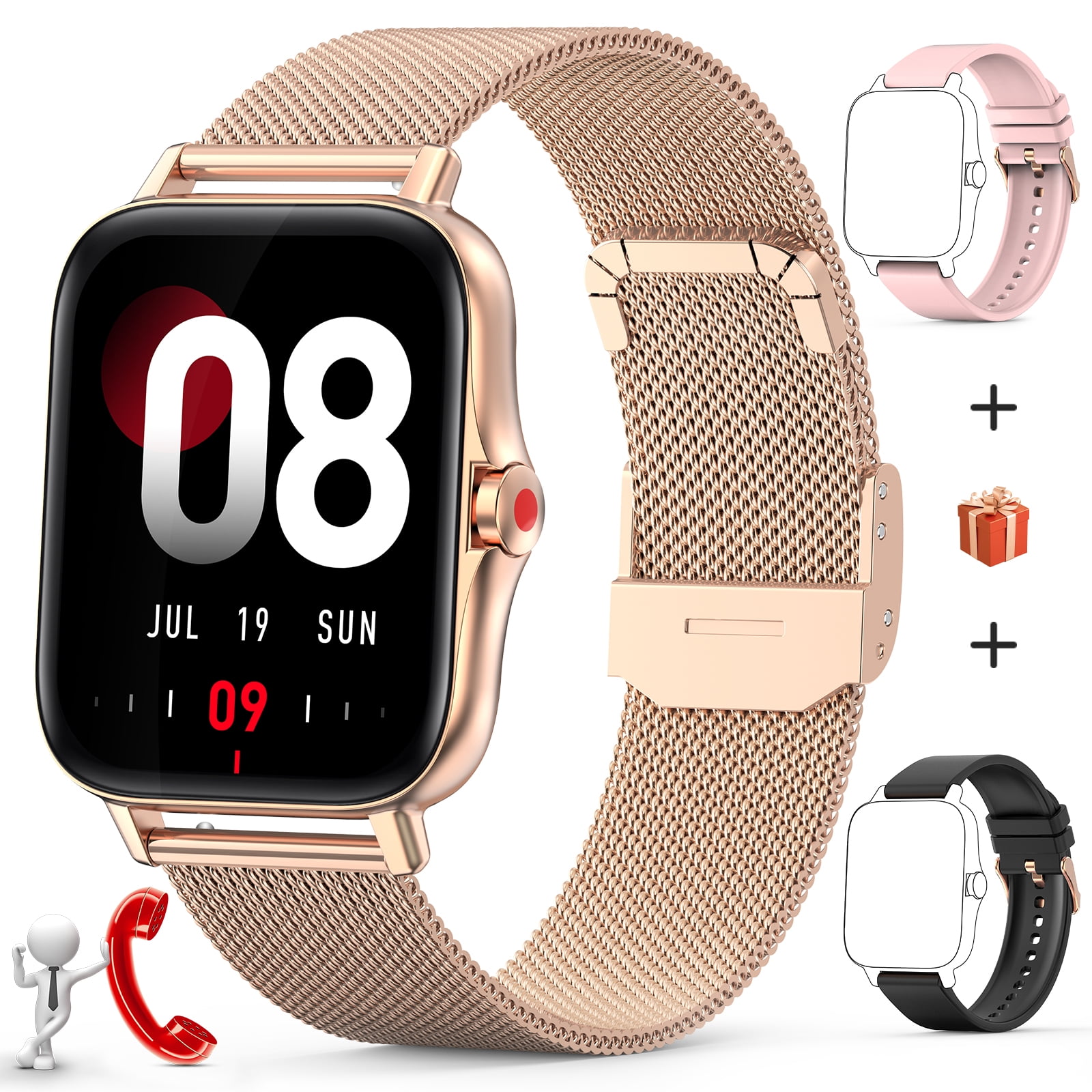 3Plus VIBE, Smartwatch with Heart Rate 