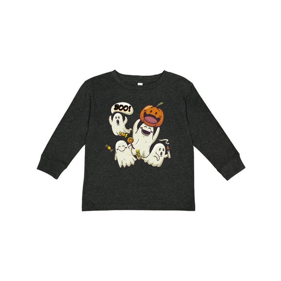 Inktastic Halloween Ghosts Boys or Girls Long Sleeve Toddler T-Shirt