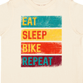 thumbnail image 4 of Inktastic Cyclist Biking Eat Sleep Bike Repeat Boys or Girls Toddler T-Shirt, 4 of 5