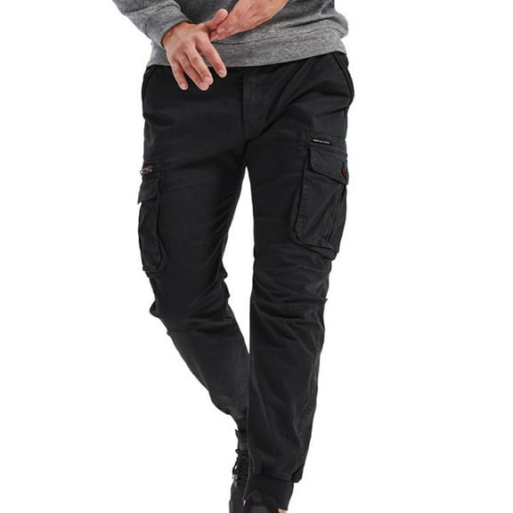 Naughtyhood Cargo Pants for Men!Men Cargos Men's Cotton And Linen Elastic Waist Blended Breathable Comfortable Soft Beach Casual Trousers Full Length Pants,Cargo Pants for Men with Pockets