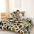 thumbnail image 4 of Catabedysis Camo Camping Full Size Comforter Sets,Wildlife Camper Pattern Bedding Comforter Set For Boys,Earthy Tone,Light Gray Reversible,3-Piece,1 Comforter and 2 Pillowcases, 4 of 7