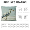 thumbnail image 5 of Fenyluxe  Throw Pillow Covers Blue Heron Double Sided Decorative Pillows Cushion Cover for Couch Sofa Outdoor 12x12in, 5 of 5