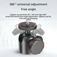 thumbnail image 3 of SUSUchens Aluminum Alloy Mini Ball Head 360 Degree Rotatable 1/4 3/8-inch Screw Metal LED Video Light Cell Phone DSLR Camera Monopod Tripod Head Mount Adapter Camera Accessories 1/4inch, 3 of 13