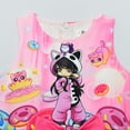 thumbnail image 3 of Aphmau Anime Game Printed Costume Girl Teen Bow Dress, 3 of 13