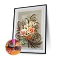 thumbnail image 2 of Cuadros Decorativos Quilling papel pintura 5D DIY diamante pintura Kits resina ronda completa Ndcxsfigh  Nuevos Originales, 2 of 9