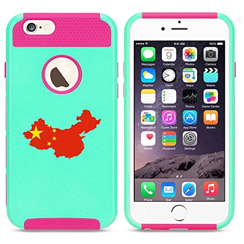 Apple iPhone 6 Plus 6s Plus Shockproof Impact Hard Case Cover China Chinese...