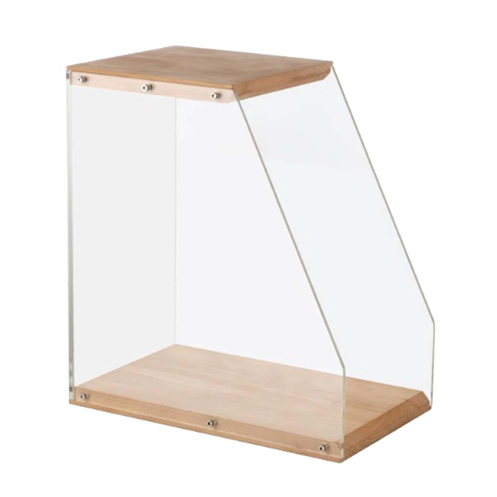 Tongina Vinyl Storage Holder CD Storage Case Portable Space-saving Acrylic Board Desk Ornament Album Desktop Organizer for Books Home