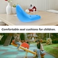 thumbnail image 3 of WHAMVOX Plastic Seesaw Chair Enhanced Safety for Community Areas Equipment 2Pcs Blue, 3 of 8