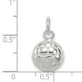 thumbnail image 2 of 925 Sterling Silver Soccer Ball Charm Pendant, 2 of 5