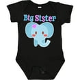 thumbnail image 3 of Inktastic Big Sister elephant Girls Baby Bodysuit, 3 of 5