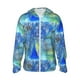 thumbnail image 1 of Fotbe Peacock Chaqueta con Protección Solar UPF 50+ para Hombre y Mujer, Camisa con Capucha y Bolsillos-Medium, 1 of 7