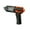 Orange, variant on StSilkitty Powerful Wireless Handheld Vacuum Cleaner for Car and Home 120W High Suction,Multi Brush Heads,Low Noise,USB Rechargeable Suit for Pets and Hard to Reach Areas