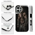 thumbnail image 3 of Compatible with iPhone 11 12 13 mini 14 15 16 Pro Max Plus Wallet Case with Card Holder, PU Leather Kickstand Card Slots Case ( Muscle Wild Man, iPhone 11 Pro), 3 of 7