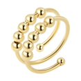 thumbnail image 1 of Anillo giratorio con apertura de bola de doble capa, ajustable, antiestrés y ansiedad, 1 of 4