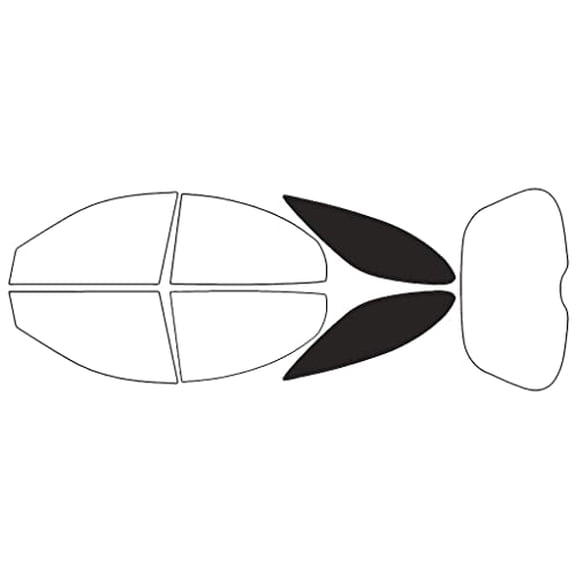 Rvinyl Window Tint Kit Compatible with Mercury Sable 1996-2005 (Wagon) - Cargo - 20%