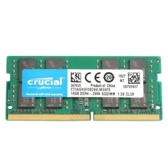 Crucial 32GB Kit (16GB x 2) DDR4 2666 MT/s (PC4-21300) SODIMM 260