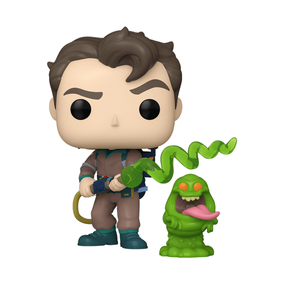 Funko Pop! & Buddy Animation: Ghostbusters - Venkman with Slimer (The Real Ghostbusters) Vinyl Figure