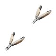 thumbnail image 3 of Vogacara Nail Art Nipper Toenail Ingrown Manicure Portable Clipping Salon Professional Curt Nariz Alicates Tijeras Type2 NO2, 3 of 6