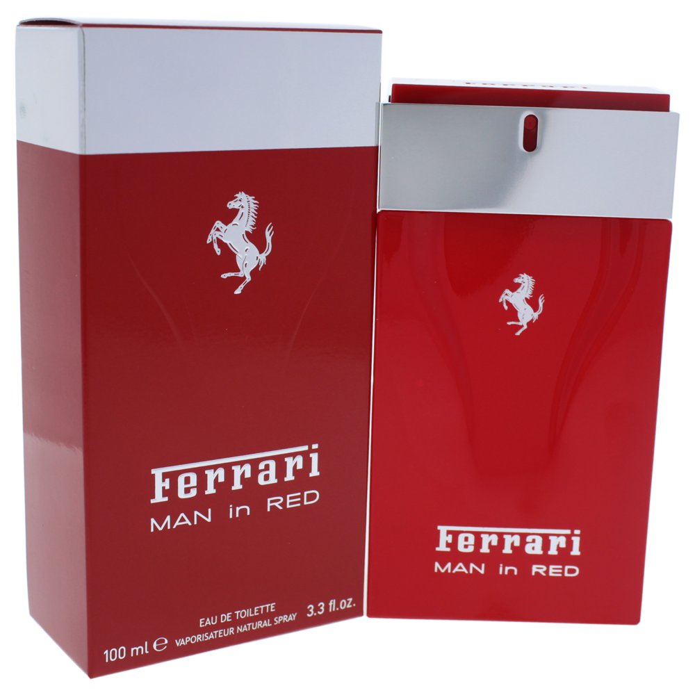 Ferrari man in red