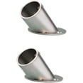 thumbnail image 1 of OFFSCH 2 Pcs Support de Base à Angle Biseauté pour Étagère, Support de Mât de Drapeau, Support de Tringle de Placard, Support de Tringle à Rideau, Coin en Acier Inoxydable, 1 of 8