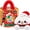 14#squishies, variant on Christmas Mystery Rainbow Plush Dumpling Squishy, Cute Stuffed Plushies Fidget,Dumpling Squishies Christmas Collectible Gift with Simulated Steamer Fuzzy Handle for Holiday Part